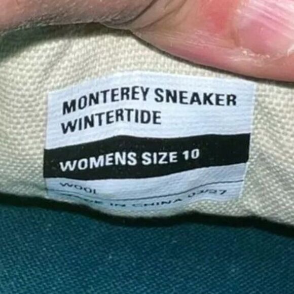 Seavees Monterey Sneakers Wintertide Multicolor Wool Sneakers Women's 10 - Picture 9 of 10